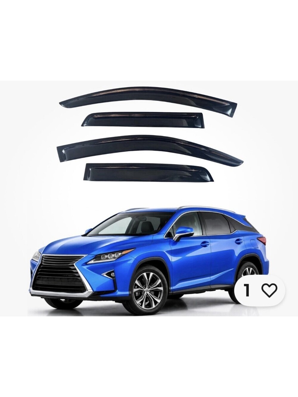 Window Visors For 2016-2022 Lexus RX350 RX450h